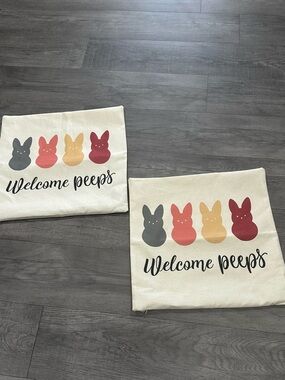 Like new set of 2 pillow covers